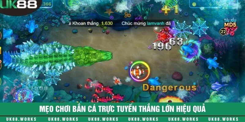 Mẹo bắn cá mang lại tỷ lệ thưởng cao